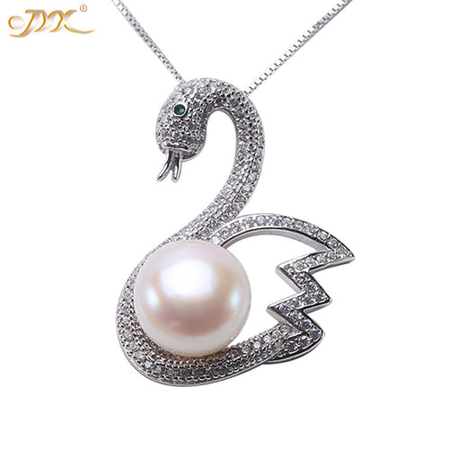 Elegant Swan Pendant Necklace