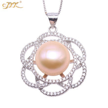 Load image into Gallery viewer, Pink or White Freshwater Pearl Pendant Necklace for women