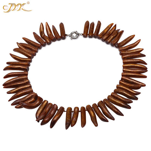 Golden coral Necklace